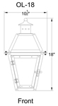 Orleans 18" Drawings from Primmo Lanterns