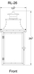 Royal 26 lantern Drawings from Primo Lanterns.